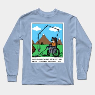 Wheelchair metal detecting Long Sleeve T-Shirt